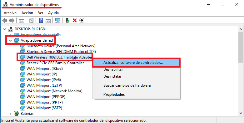 Como solucionar el error WiFi no tiene una configuración